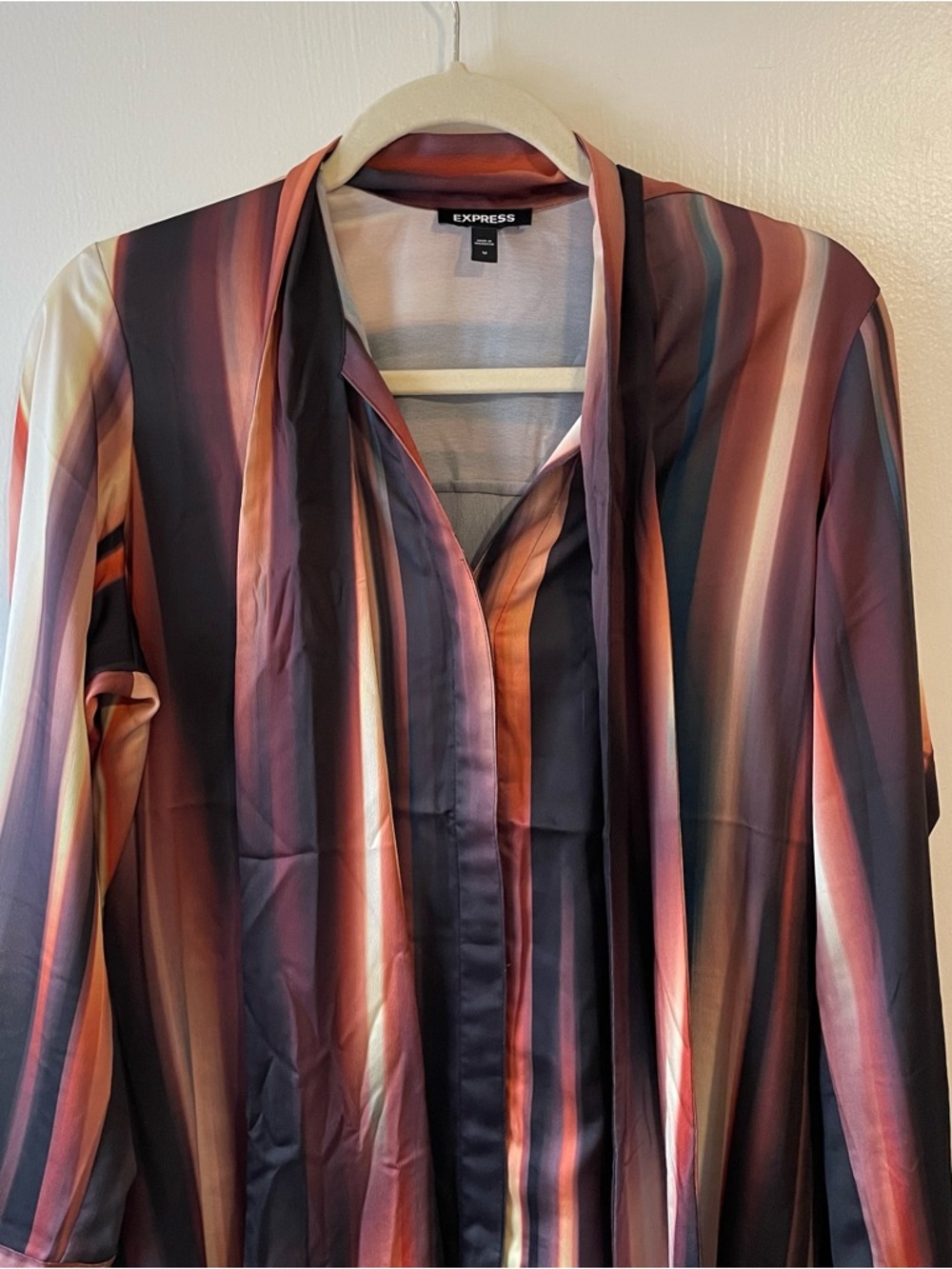 Express Multicolor Stripe Blouse